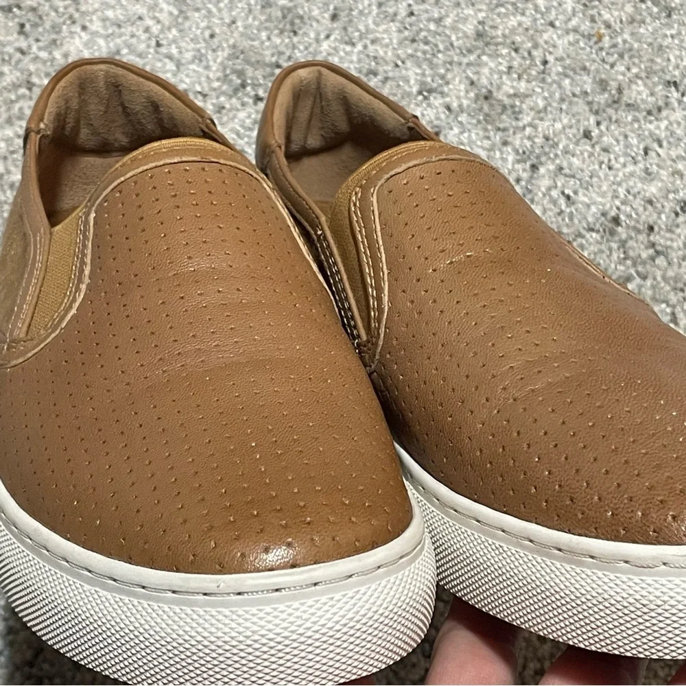 Trask Lillian Slip-On Leather Flat/Sneaker w/ Metallic Accents - Womens 7 - Picture 9 of 16